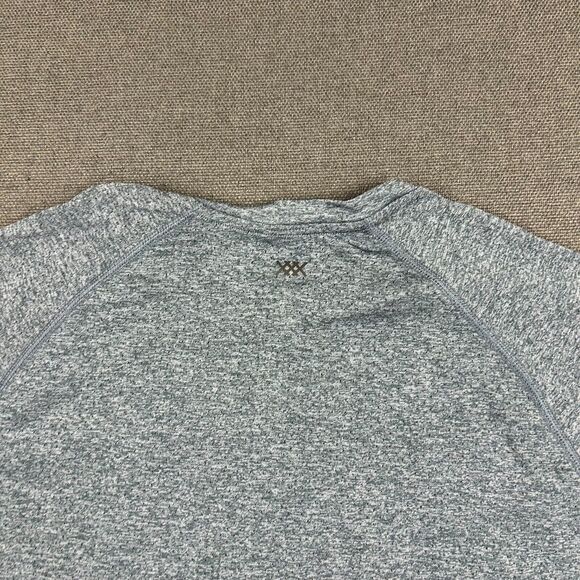 Rhone Shirt Mens Medium Blue Gray Tech Short Sleeve Active Casual Training Tee - Picture 4 of 6